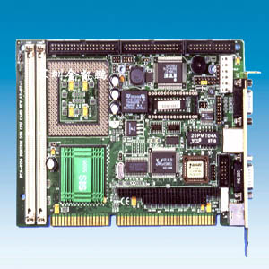 研華  工控主板  PCA-6154 半長586 CPU 卡