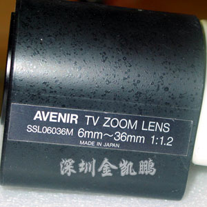   攝像機鏡頭  SSL0636 6MM-36MM 1：1.2