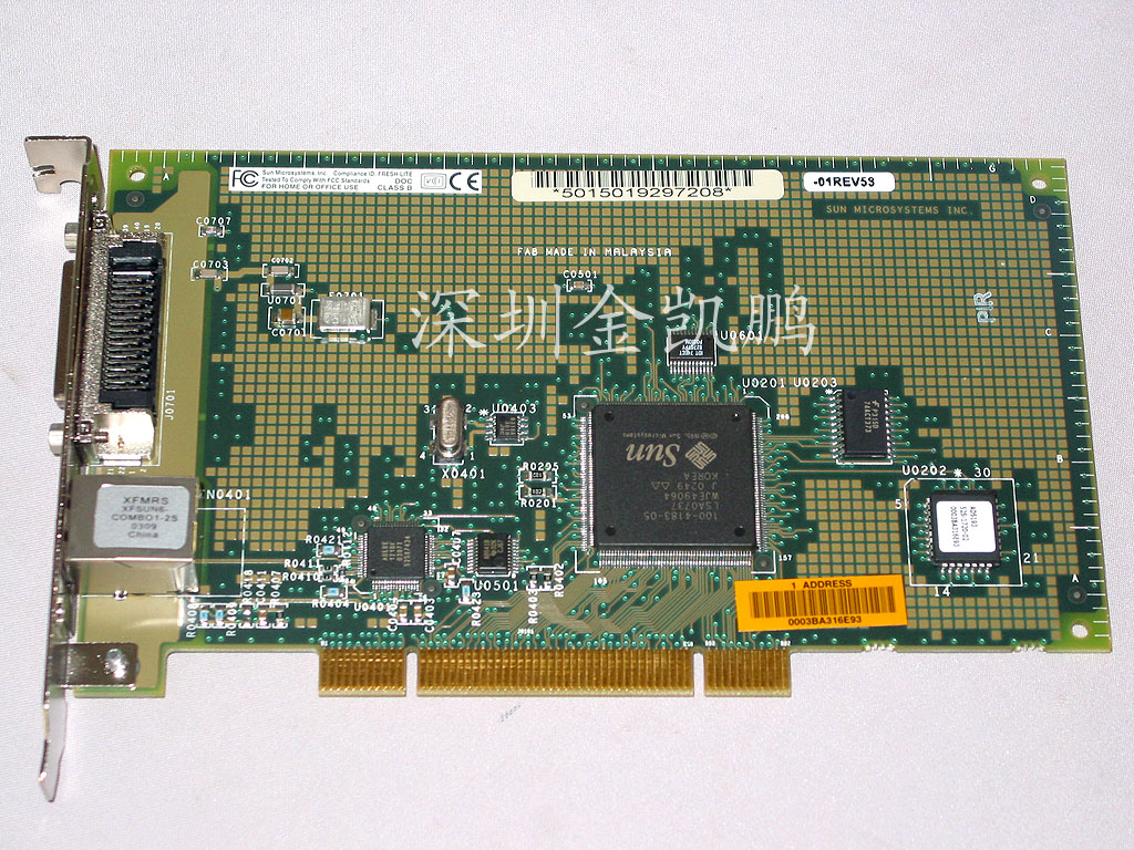 SUN  網卡  270-4943-01 ETHERNET 100 BASE-TX 