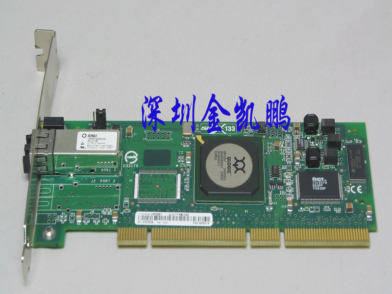Qlogic   QLA2340 PCI-X 2Gbps   單通道光纖通道卡