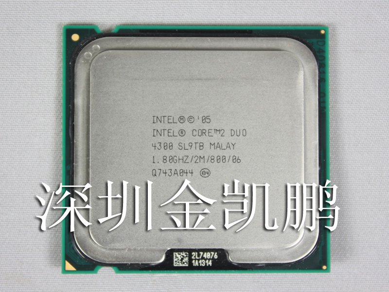 Intel  Xeon 兩核  E4300 2M Cache 1.80 GHz 800 MHz FSB