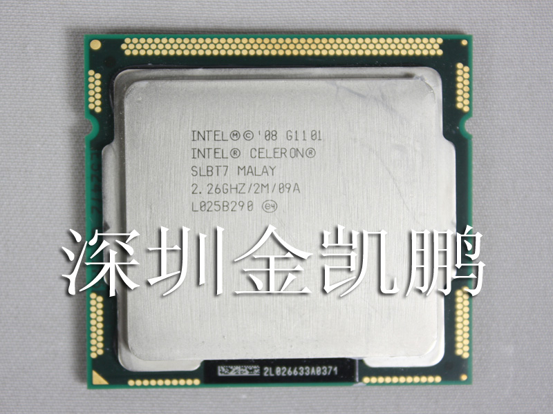 Intel 英特爾  CELERON 雙核  G1101 SLBMT 2.26G 2M Intel 1156針 28W